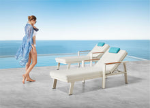 Load image into Gallery viewer, Patio Conversation Set, 11 pieces outdoor dining set, chaise lounger, outdoor bat stool
