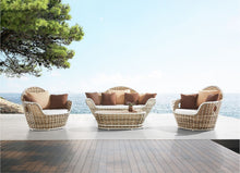 Load image into Gallery viewer, patio conversation set, Patio dining set(outdoor dining set for 4; patio bistro set)
