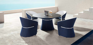 BOLD collection  Outdoor Dining Set,  Luxury Italian Life Style